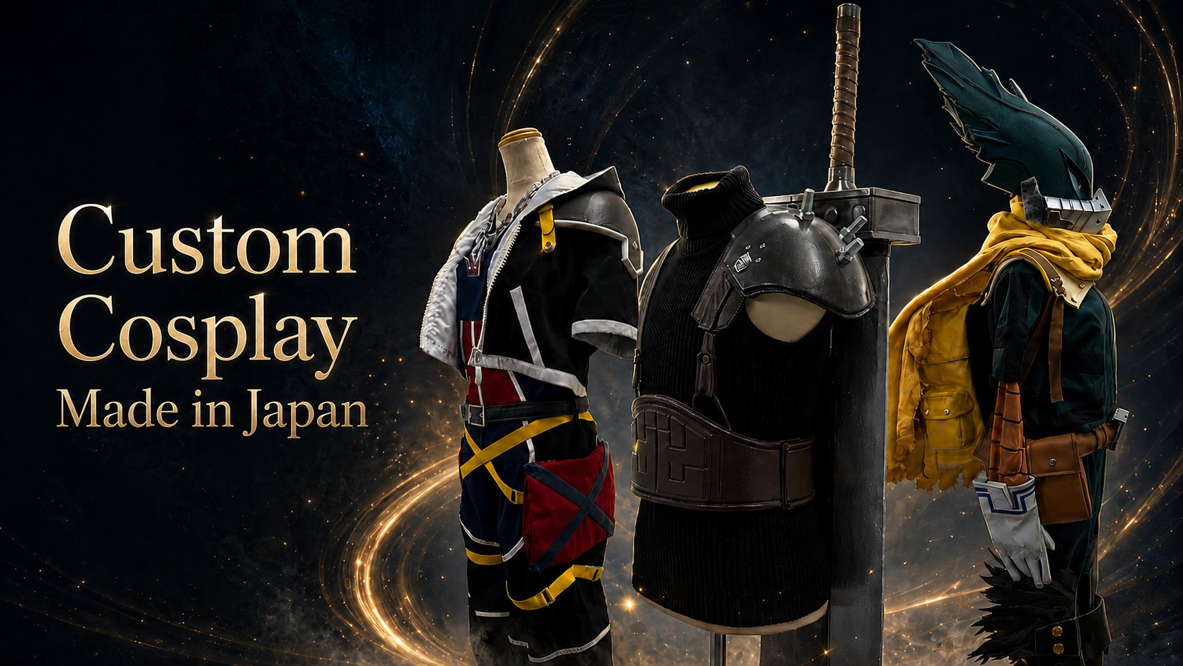 Custom-made cosplay costumes handcrafted in Japan