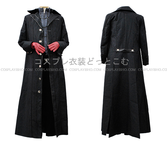 【良好中古】黒・ペルソナ5衣装・ロングコート。のみ ペルソナ5 雨宮蓮 冬服 コスプレ衣装 コート - Costowns