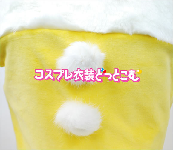 サンタ衣装ワンピース(黄色)